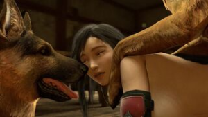 Tifa with 2 buddies - Final Fantasy animation on Crohasit