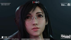 Tifa’s recording for Cloud [Nikenike] - Final Fantasy vii animation on Crohasit