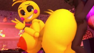 Toy chica gets ass chick’s clapped at party - Five Nights at Freddy's animation on Crohasit