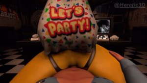 Toy chica x night guard - Five Nights at Freddy's animation on Crohasit