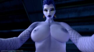 Tracer is brutally facefucked by Widowmaker POV [Succubus3D] - ﻿3D animation on Crohasit