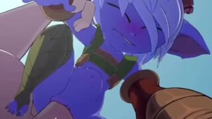 Tristana y Braum - League of Legends animation on Crohasit