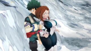 Uraraka Ochako Speedy Fucked By Deku - ﻿3D animation on Crohasit