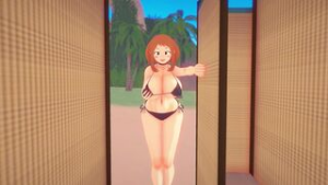 Uraraka’s Summer - My Hero Academia animation on Crohasit