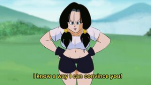 Videl Thighjob - Dragon Ball animation on Crohasit