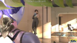Widow Uses Fleshlight to Cum - ﻿3D animation on Crohasit