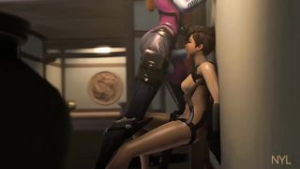Widowmaker Facefucks Tracer – Nyl2 - Overwatch animation on Crohasit