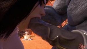 Wildlife Alissa Aoi and Shey - ﻿3D animation on Crohasit