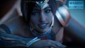 Wonder Woman Alternate [Wanksy] - ﻿3D animation on Crohasit