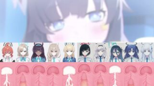 [X-ray] Millennium Sports Day Support – Student Onaholes (｡>ω<｡) v1.1 (@punid1234) - blue archive animation on Crohasit