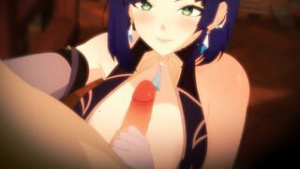 Yelan [Kizumashiro] - Genshin Impact animation on Crohasit