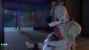 Yoimiya [Akt] - ﻿3D animation on Crohasit