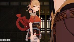Yoimiya Cunning (Loonoosh) - ﻿3D animation on Crohasit