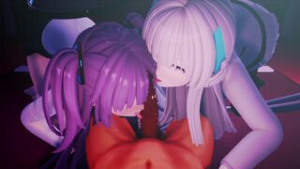 Yuuka and Noa Sexfriend Session – Poko - ﻿3D animation on Crohasit