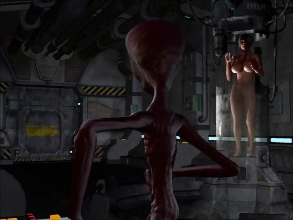 Alien abduction - 2D animation on Crohasit