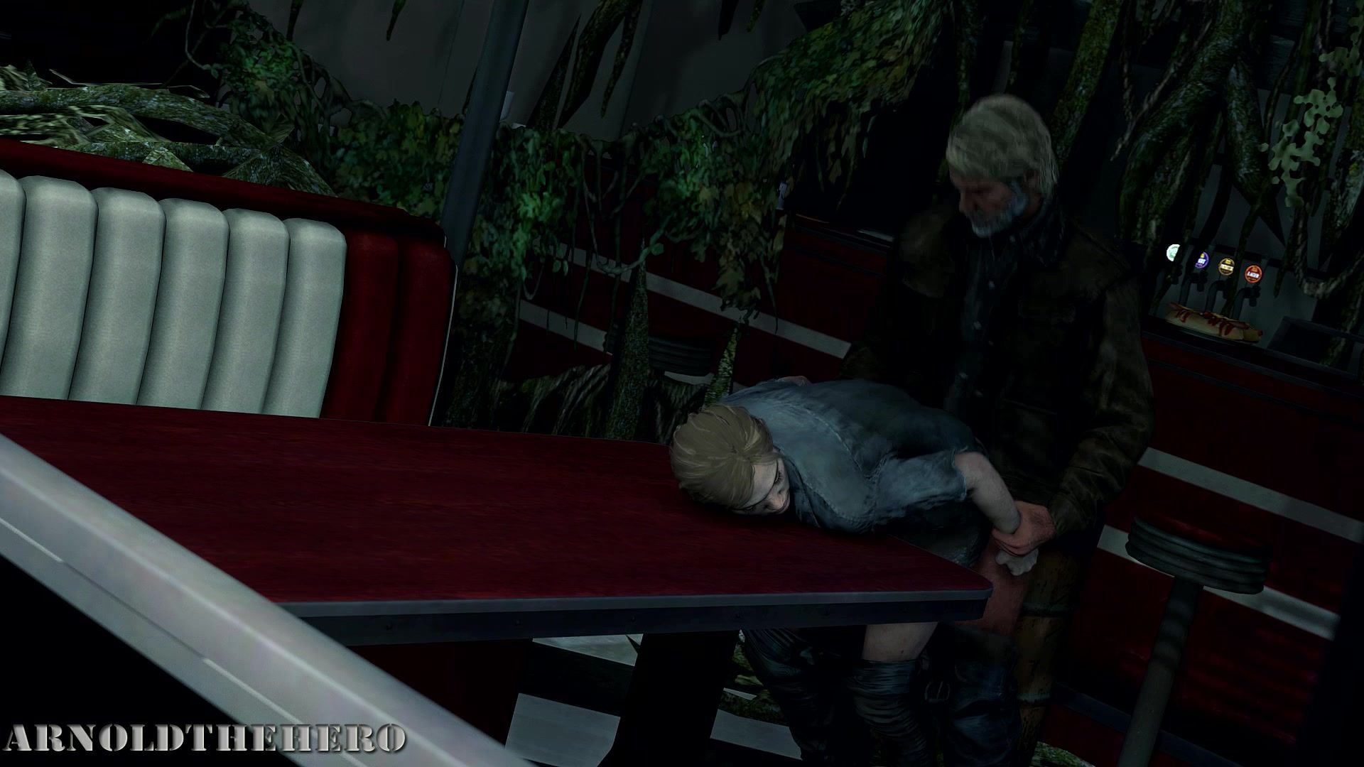 Ellie x Joel – Arnoldthehero - The Last of Us animation on Crohasit