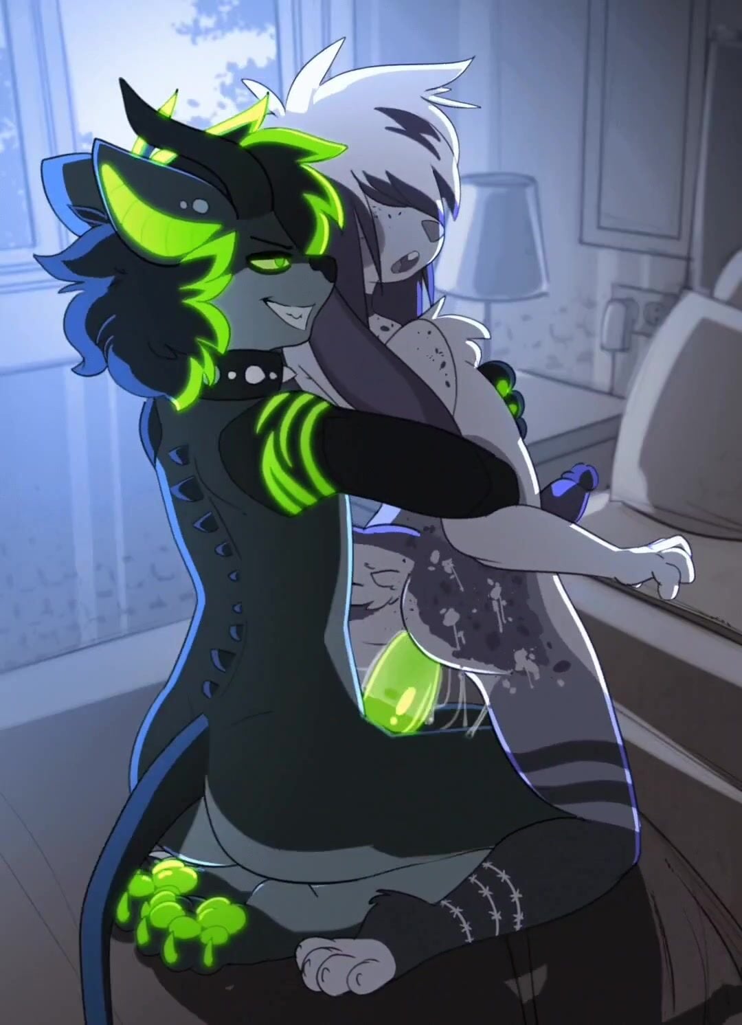 furry sex - 2D animation on Crohasit