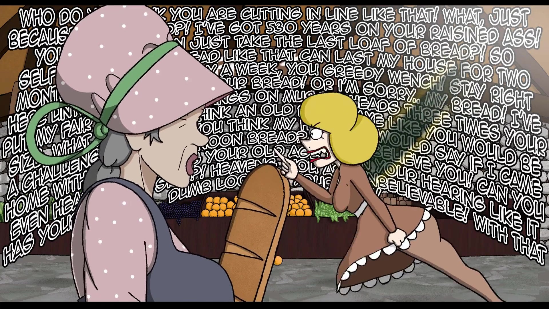 Futa Granny Fucks Fairy - ﻿3D animation on Crohasit