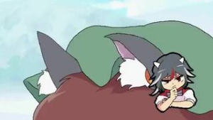 futanari ear fuck - Touhou animation on Crohasit