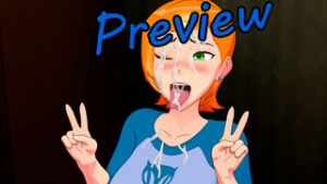 gwen giving some head (preview) - ﻿3D animation on Crohasit