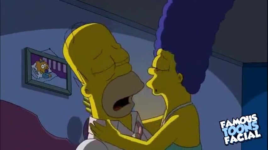Homer and Marge fucking in the Night – FamousToonsFacial - The Simpsons animation on Crohasit