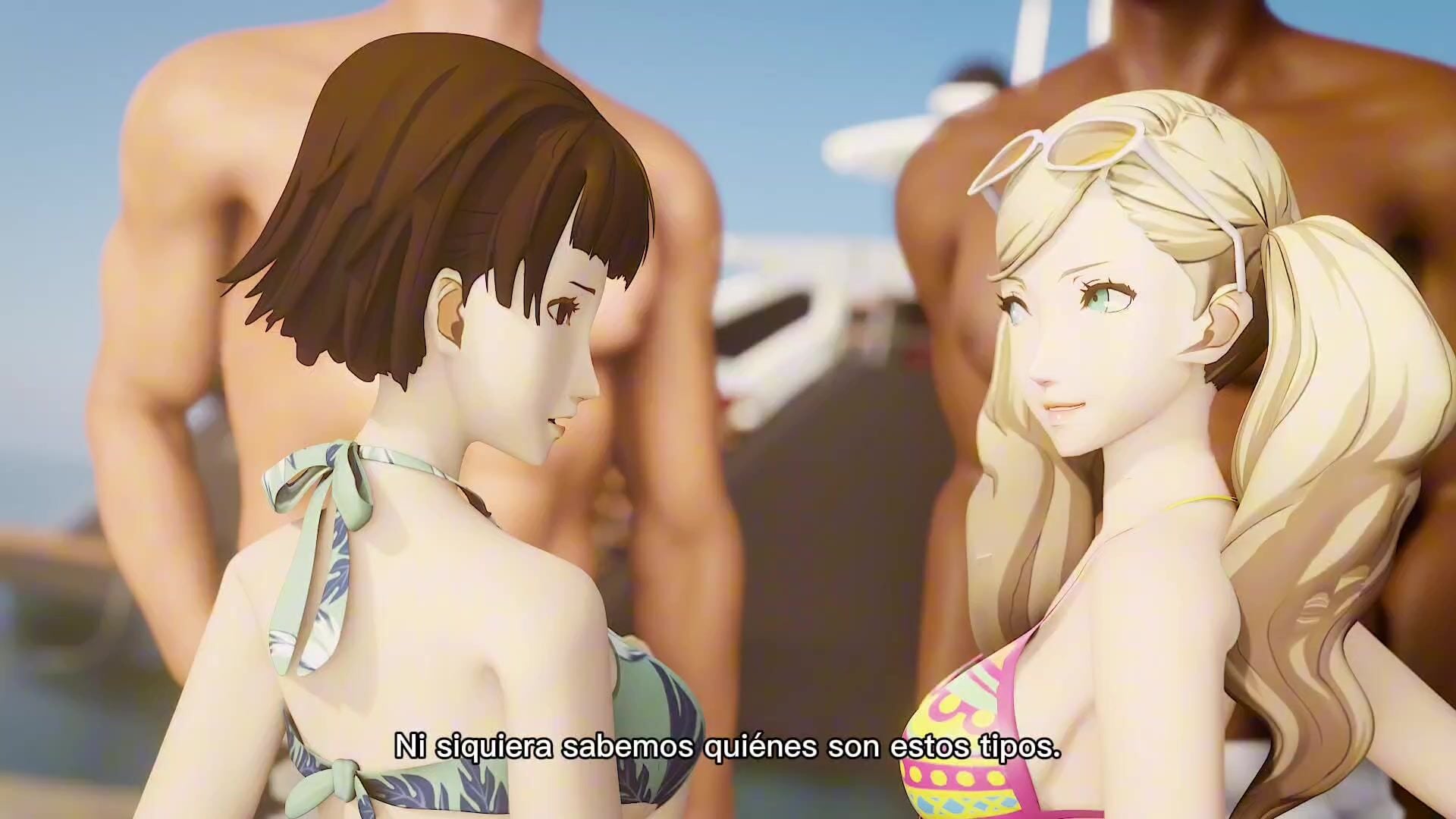 Makoto and Ann get picked up Sub español. - ﻿3D animation on Crohasit