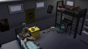 my college roommate is a trap - The sims animation on Crohasit