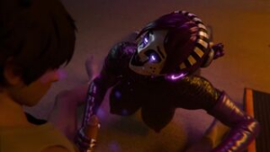 puppet playng whit a fresh boy - Five Nights at Freddy's animation on Crohasit