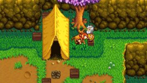 robin is finally getting some action - Stardew Valley animation on Crohasit