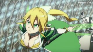 sword art online leafa fanservice - Sword Art Online animation on Crohasit