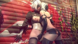 2B+A2 Back Street - ﻿3D animation on Crohasit