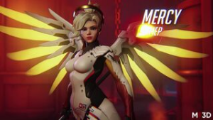 [4K+60FPS] Mercy sucking you Dry - ﻿3D animation on Crohasit