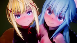 [4K]konosuba rain bonus - ﻿3D animation on Crohasit