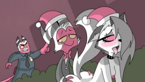 A night with Loona: Christmas short! - helluva boss animation on Crohasit