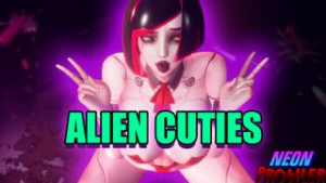ALIEN CUTIES HMV/PMV - ﻿3D animation on Crohasit
