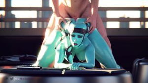 Aayla Secura [el-recondite] - ﻿3D animation on Crohasit