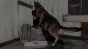 Ada Lets Herself Fucked By A Dog - Fallout 4 animation on Crohasit