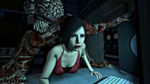 Ada Wong And Licker [SintheticR18] - ﻿3D animation on Crohasit