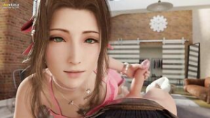 Aerith Looking to You [auxtasy] - ﻿3D animation on Crohasit