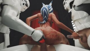 Ahsoka GangBang [Bodywritings][Zmsfm] - ﻿3D animation on Crohasit