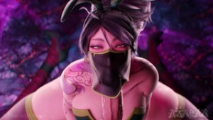 Akali Blowjob – AZNYAN07 - ﻿3D animation on Crohasit