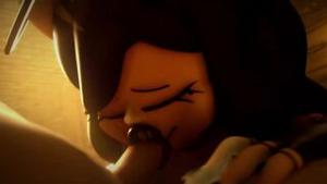 Alice angel blowjob - bendy and the ink machine animation on Crohasit
