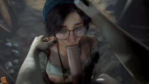 Alma beauty blowjob - monster hunter animation on Crohasit