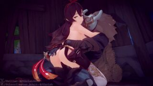 Amber Outriding [Jibrish] - ﻿3D animation on Crohasit