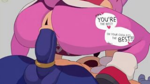 Amy Riding Sonic - Sonic the Hedgehog animation on Crohasit