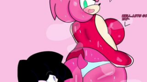 Angelonce (OC) and amy rose - 2D animation on Crohasit