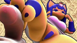 Animal Crossing – Ankha [TehSiNiSTAR] - ﻿3D animation on Crohasit
