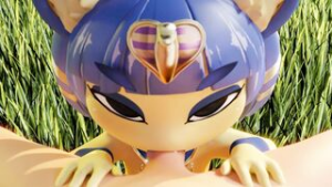 Ankha Blowjob [Marrubi] - ﻿3D animation on Crohasit