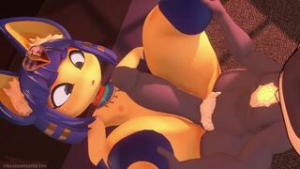 Ankha and the Lamb (sound) - ﻿3D animation on Crohasit