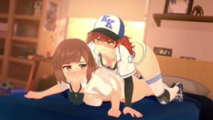 Anna anon from behind complication - Genshin Impact animation on Crohasit